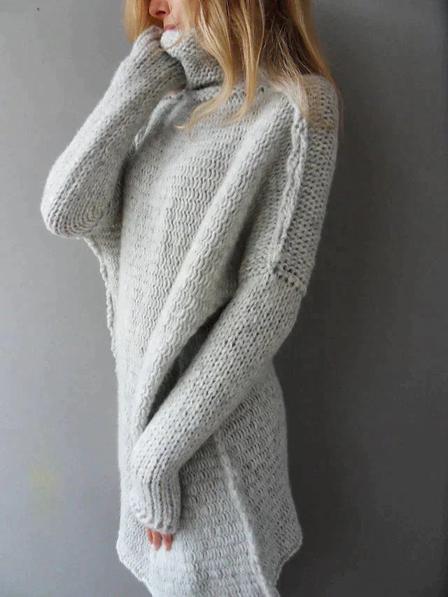 Cozy knitted turtleneck sweater