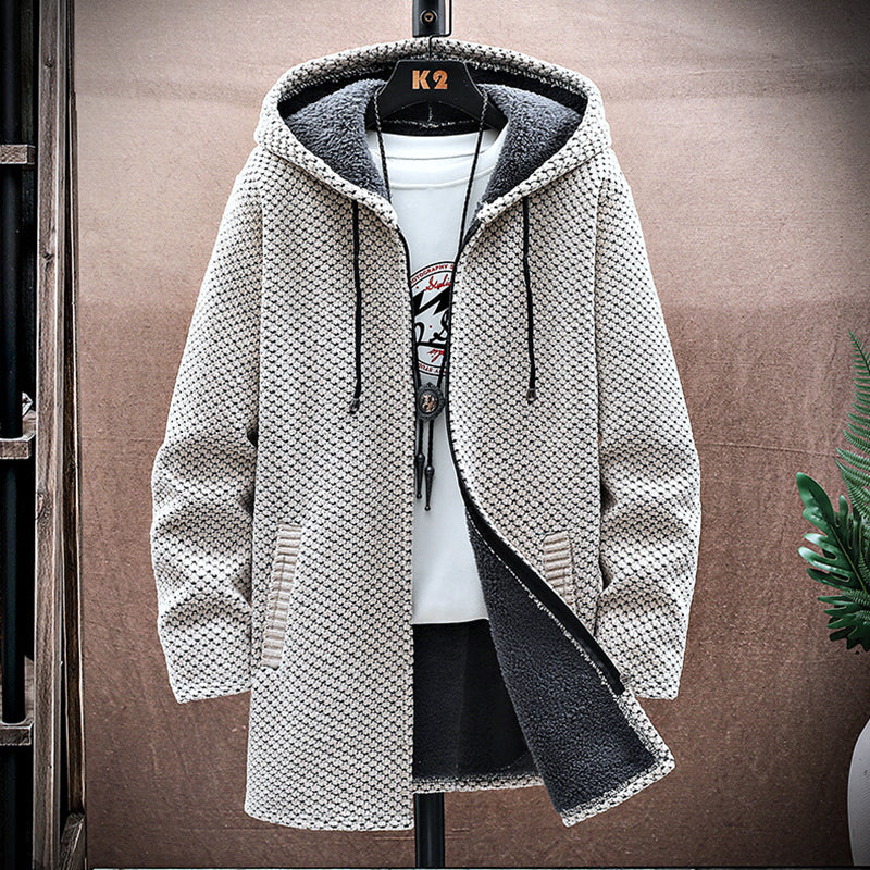 Men's Vintage Knitted Pattern Cardigan Sweater elevenforest