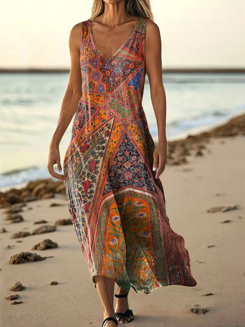 Dress with a graceful design