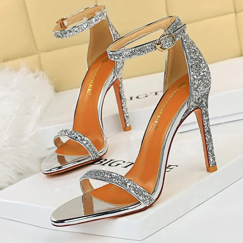 A Vintage Style Sandals with Delicate Timeless Details