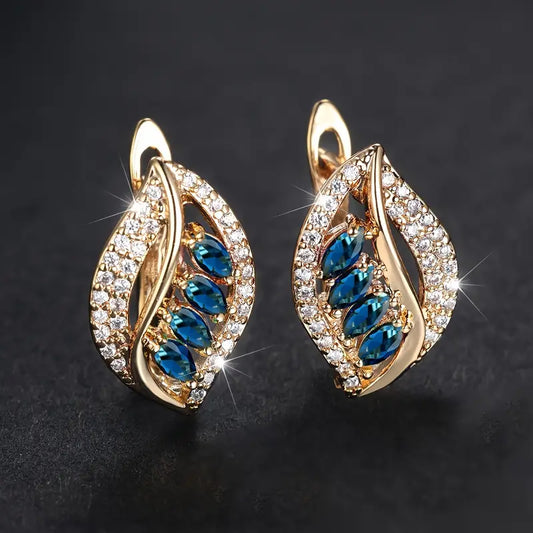 Isola Caelurelle Luxury Gold Plated Earrings