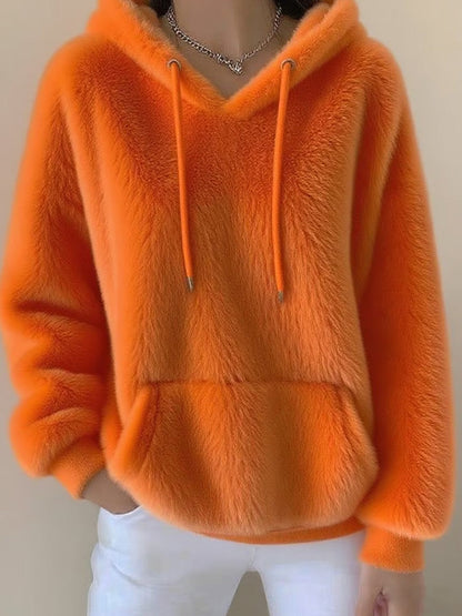 Women's Autumn And Winter Fleece Hoodie artswardrobe