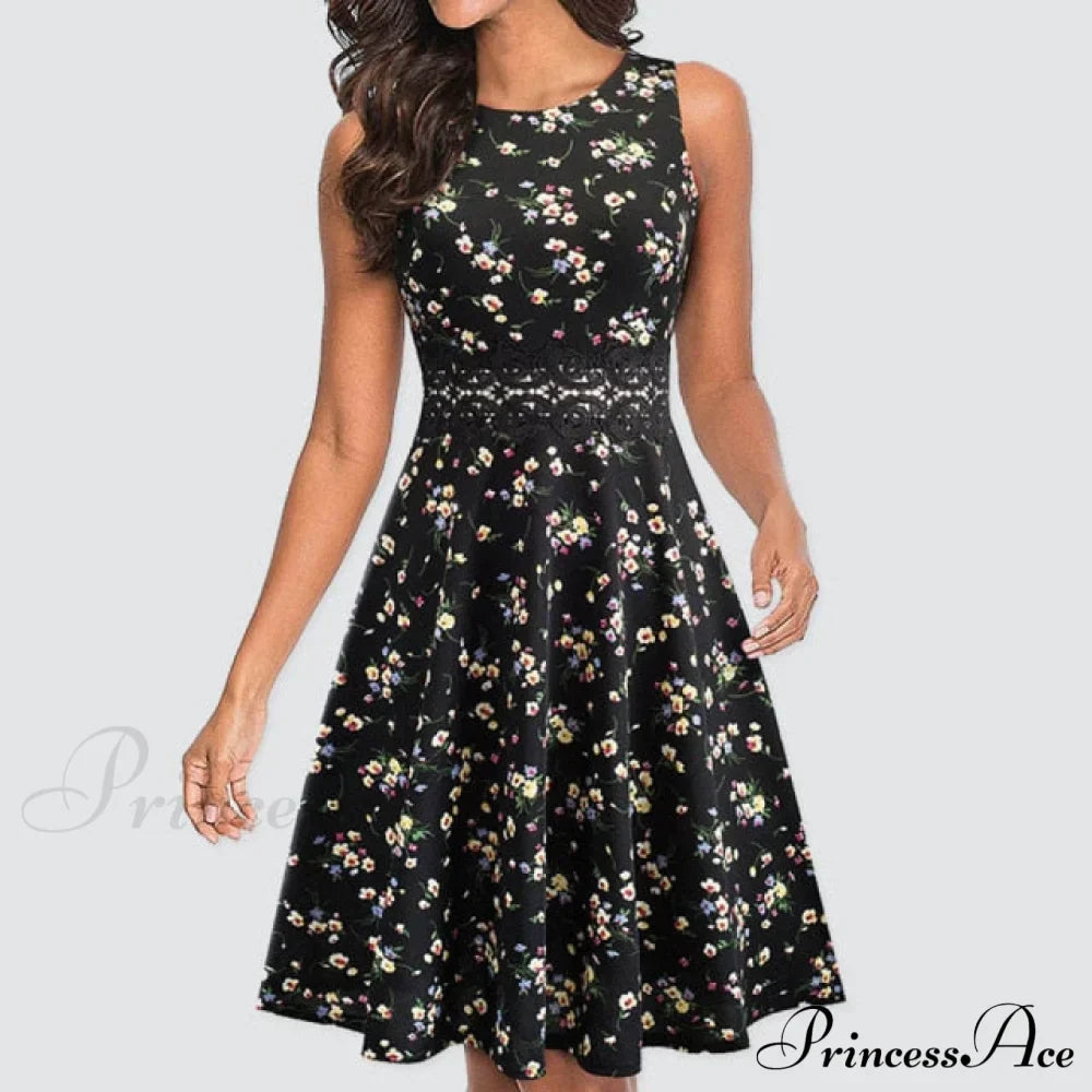 Black Floral