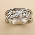 Handmade vintage silver ring