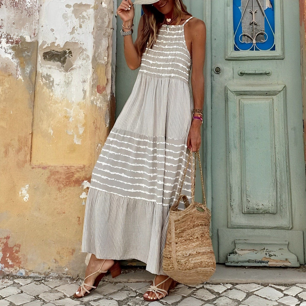 Lavigne - Beige maxi dress