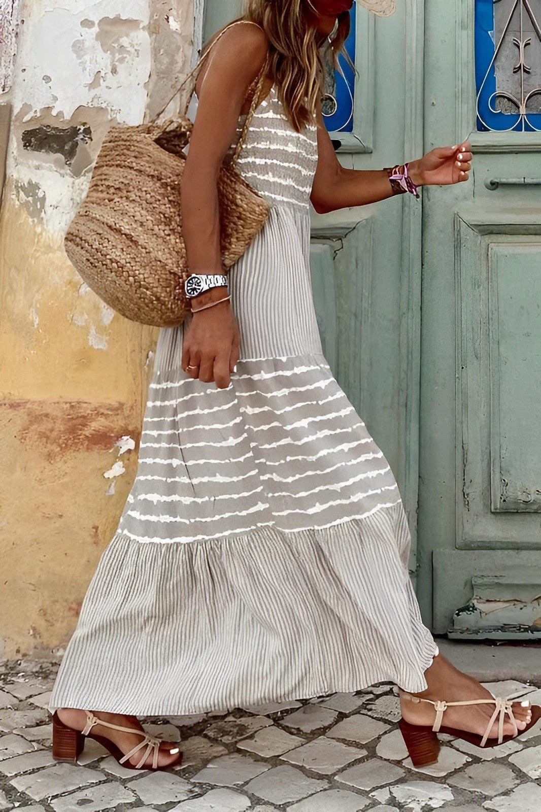 Lavigne - Beige maxi dress