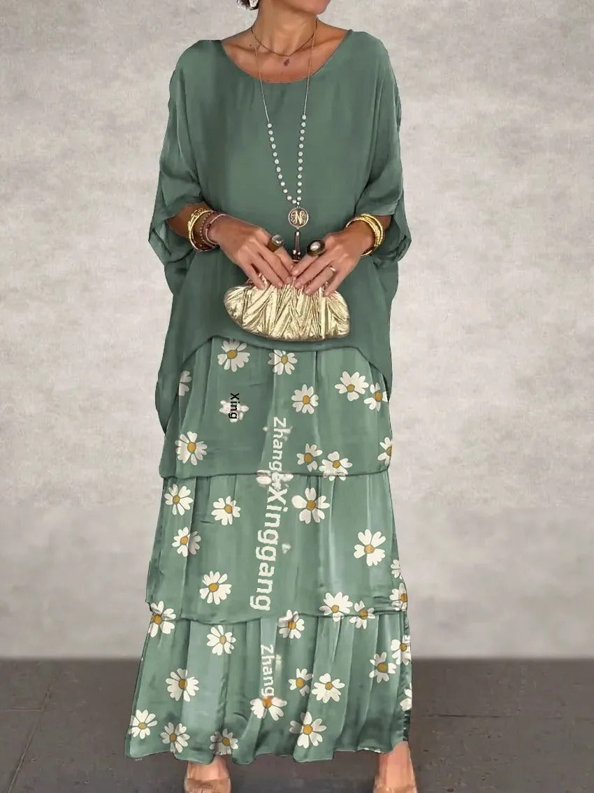 Layered Casual Maxi Dress