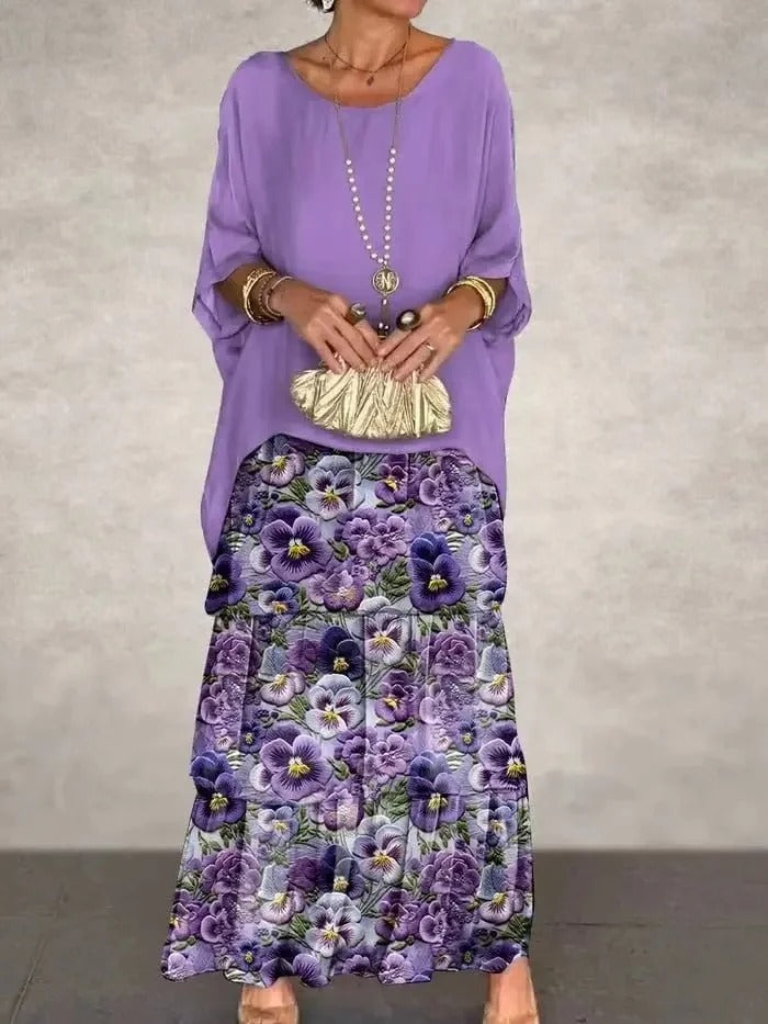 Layered Casual Maxi Dress