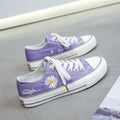 Low-cut with floral print sneakers