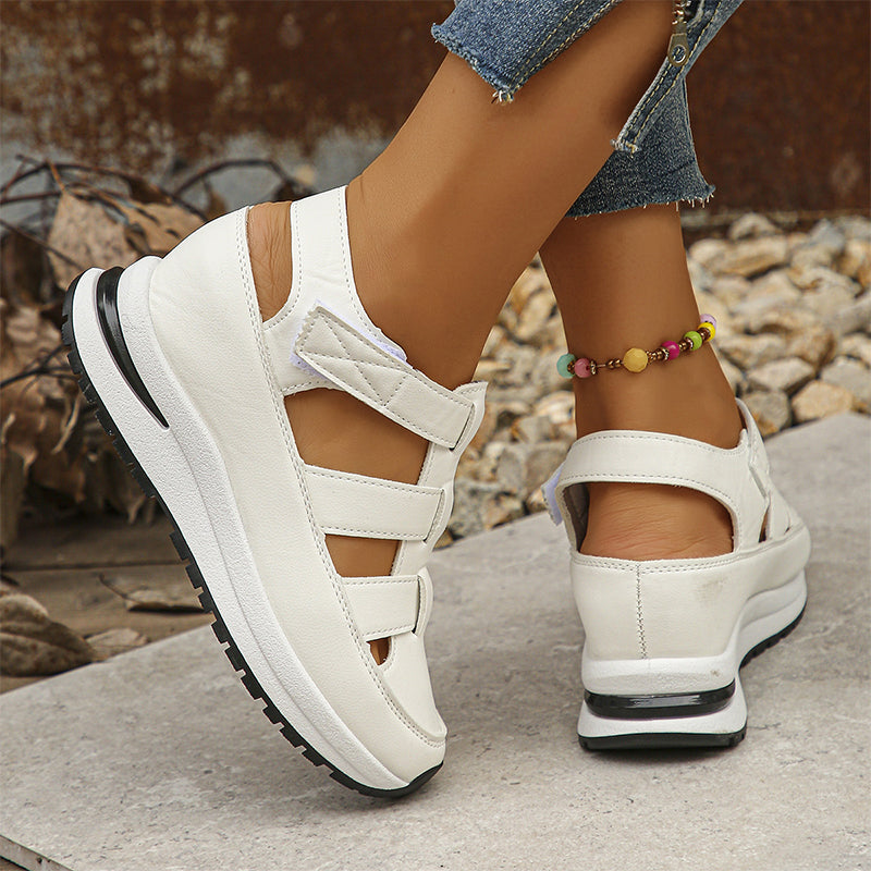 Closed toe sandals