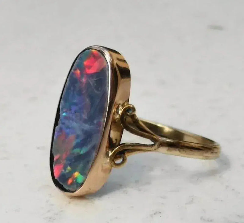 Colorful Opal Ring