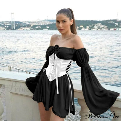 Black White Suit