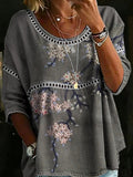A Vintage Style T-Shirt with Delicate Timeless Details